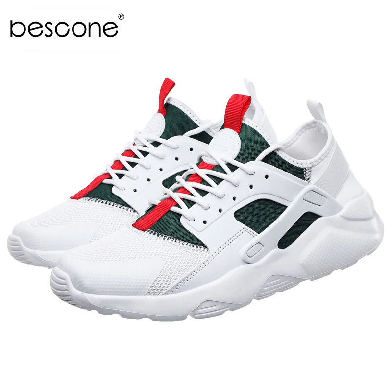 BESCONE Men Sneakers 2020 News Breathable Sports Non-slip Wear-resistant High Quality Male Shoes 39-47 G55 | Обувь