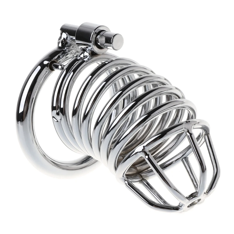 Тюрьма птица мужской из нержавеющей стали петух клетка пенис кольцо целомудрия