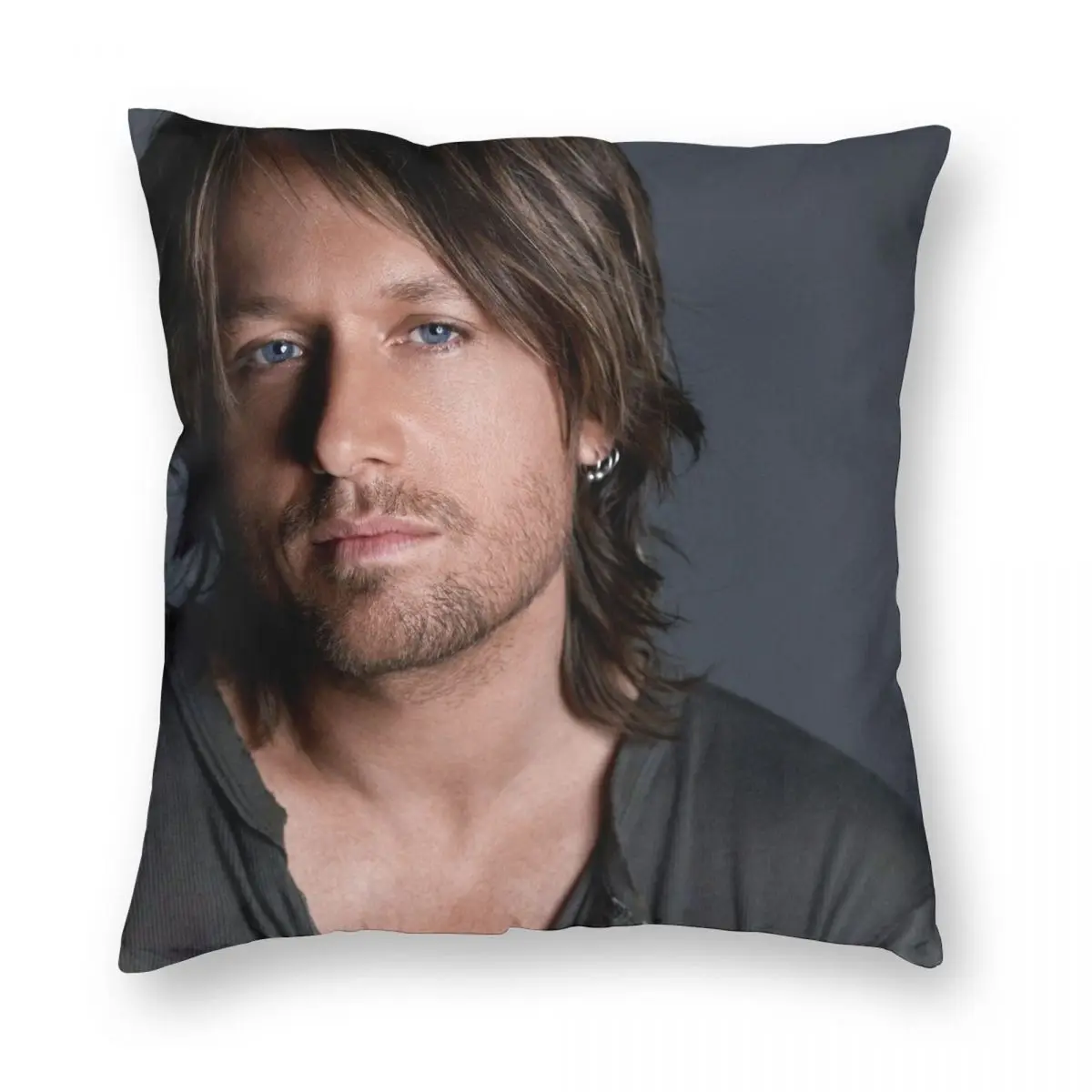 

Квадратная наволочка Keith Urban Tour Date Lovh3 из полиэстера и льна, декоративная наволочка на кровать с принтом на молнии