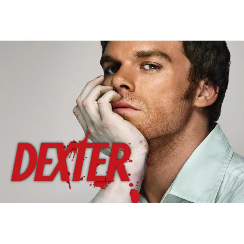 P0567 dexter signerad холст постер shepard fairey для детей подарок 40x50 см | Дом и сад