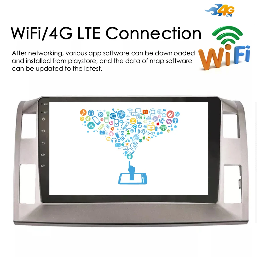 Для Toyota Previa Estima Tarago 2007 мультимедийное автомобильное радио Android 14 авторадио