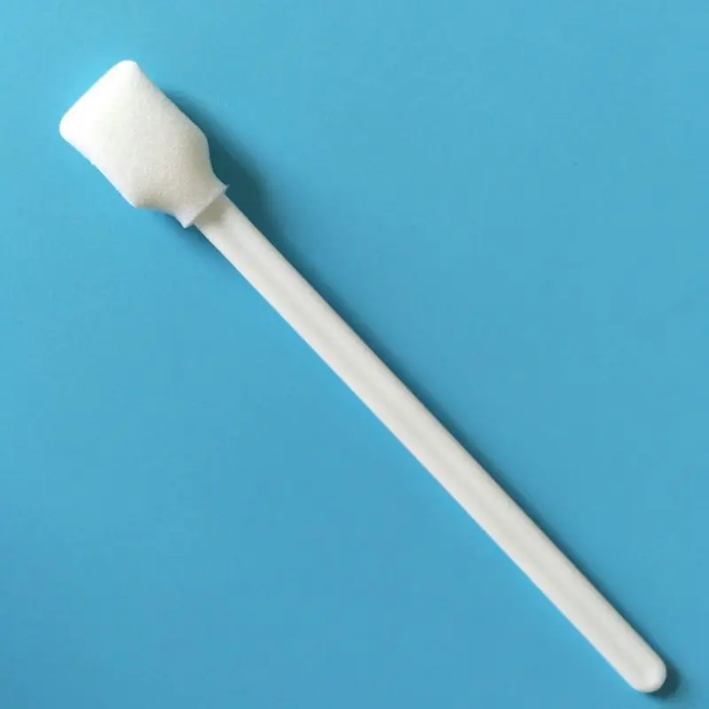 

50Pcs/Pack White Foam Tip Cleaning Swab with Large Rectangular Head Sponge Stick Cleaning Swab