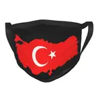 Маска для лица многоразовая с изображением флага Турции и карт, для мужчин и женщин