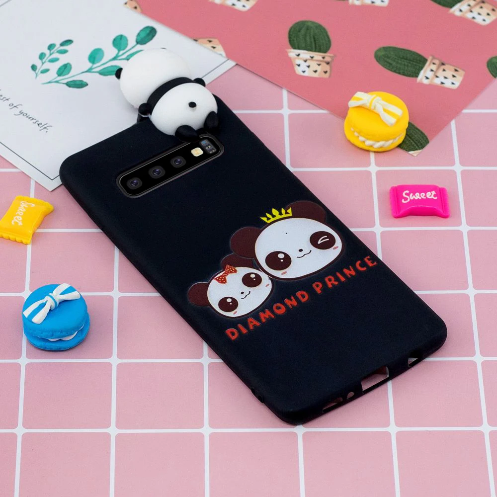 Чехол с милой пандой для Samsung J5 A7 A3 A5 A8 A6 Plus J3 Ударопрочный Мягкий тонкий 3D чехол