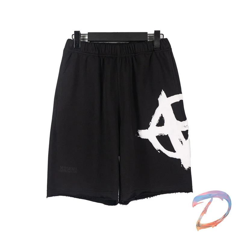 

VETEMENTS Shorts High Quality Foam Print All-match Shorts Oversize Men's Women's Vtm Casual Sports Shorts