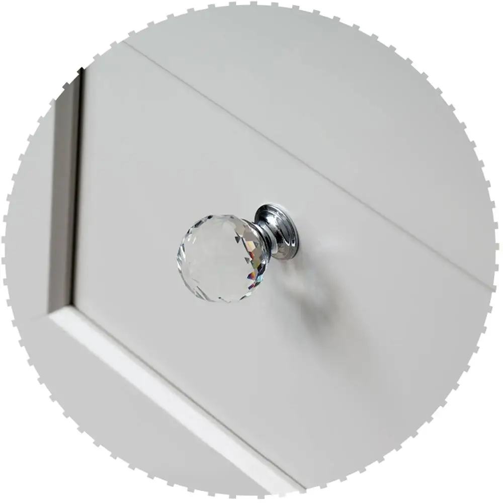 Хрустальные Ручки для ящиков Probrico ручки шкафов ромбовидной формы Ширина 20-40 мм