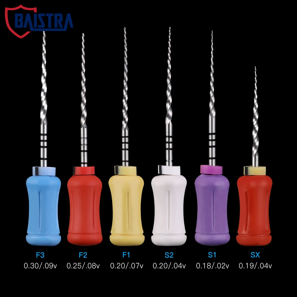 

6pcs/Box Dental Endodontic NiTi Hand Use Super Rotary File Shaping Finishing 19mm 25mm