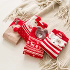 Zerolife рождественские украшения 2021 красный Санта Клаус хлопковые носки Рождество подарок на Новый год 2022 Рождество