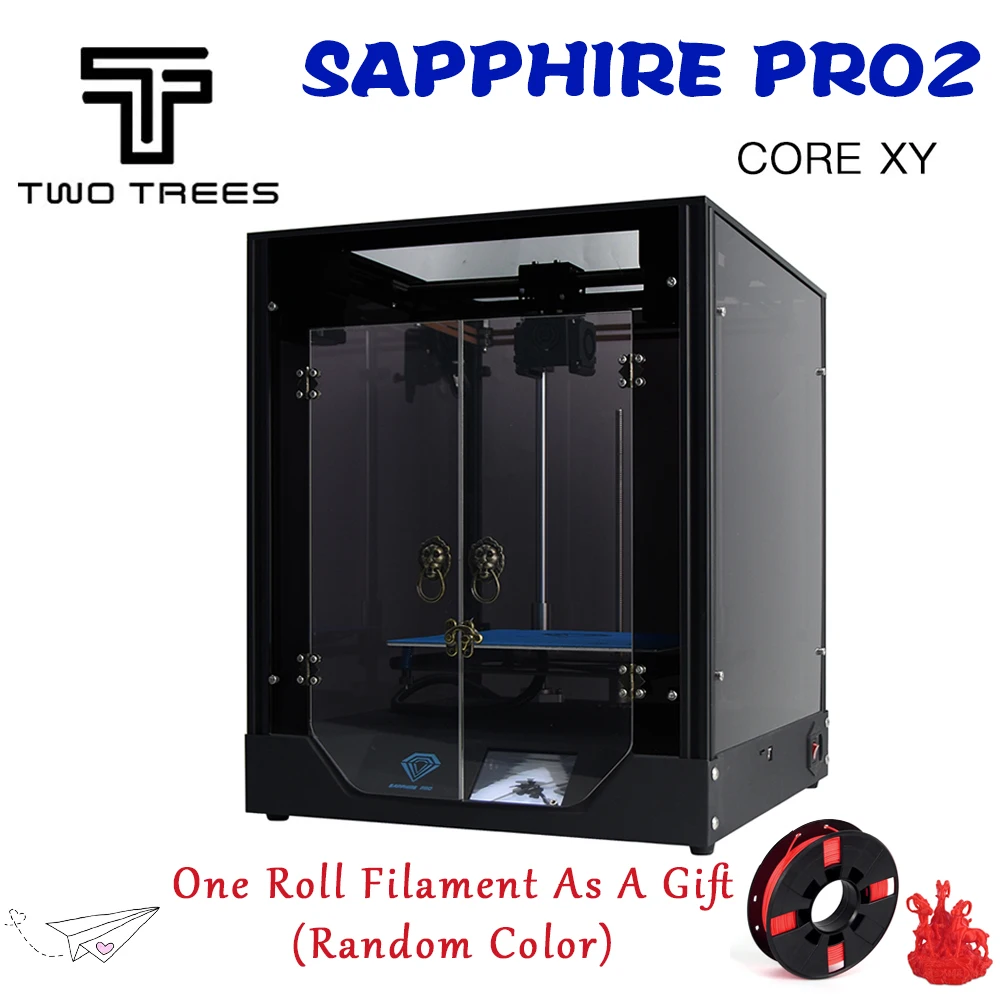 Два дерева 3d принтер сапфир профессиональный принтер diy CoreXY BMG экструдер Core xy 235x235 м Сапфир S Pro DIY наборы 3,5 дюймов сенсорный экран