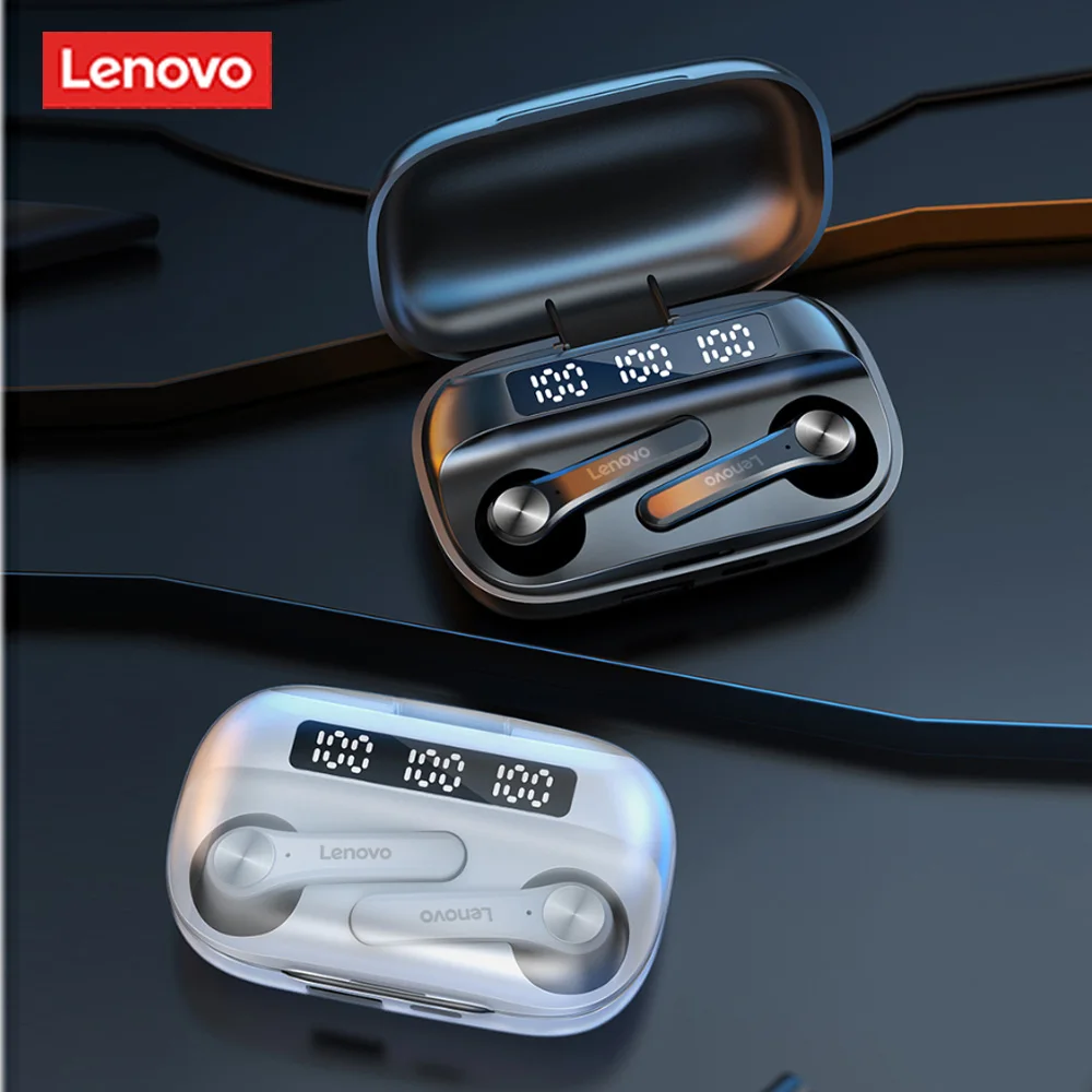 Беспроводные наушники Lenovo QT81 Bluetooth 5 1 управление ии игровая гарнитура стерео бас