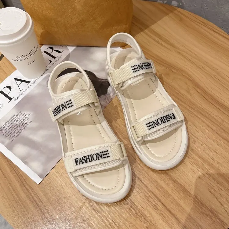 

Sports Women's Sandals Female Shoe 2021 Summer Clogs With Heel Espadrilles Platform Muffins shoe Girls Fashion Thick New Low Bei