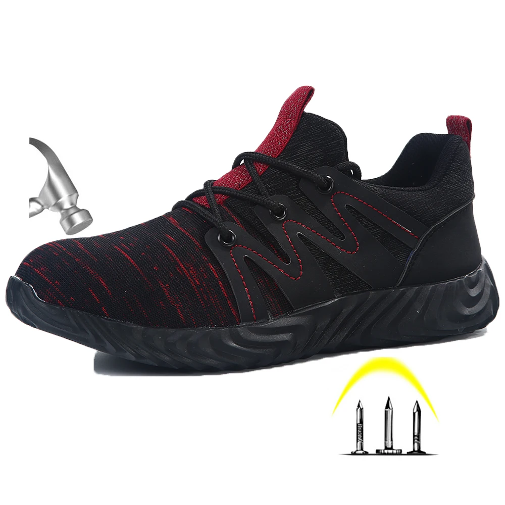 

Зимние мужские защитные ботинки со стальным носком и защитой от проколов