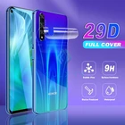 Изогнутая Гидрогелевая пленка 29D для задней панели Huawei Nova 5 5T 6 5i P 7 7SE Smart Plus Z, Защитная пленка для экрана Honor 9X X10 20 30