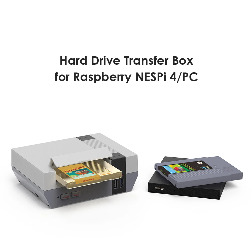 Чехол для жесткого диска Retroflag картридж подключения данных бокс Raspberry NESPi 4/PC |