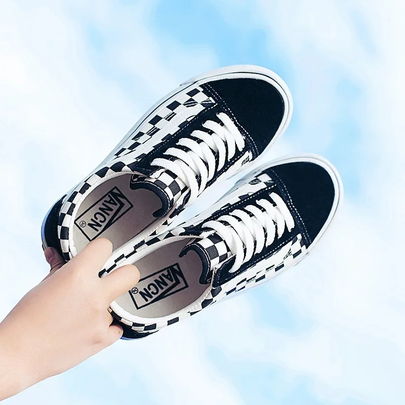 Летняя женская обувь на платформе из парусины Уличная для катания коньках