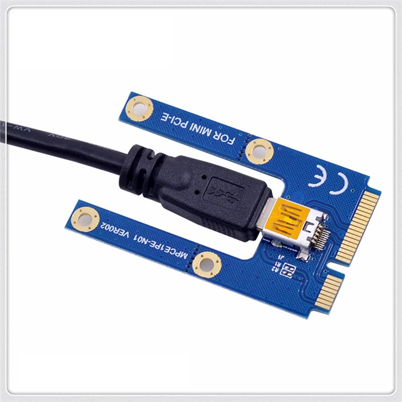 Мини PCIe к PCI Express 16X Райзер для ноутбука внешняя графическая карта EXP GDC BTC Майнер MPCIe