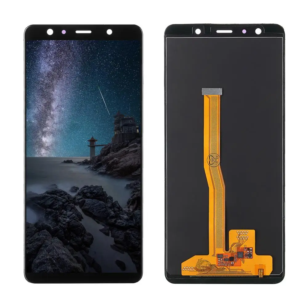ЖК дисплей с дигитайзером на Samsung Galaxy A7 сенсорный экран 6 0 дюйма 100% тестирование