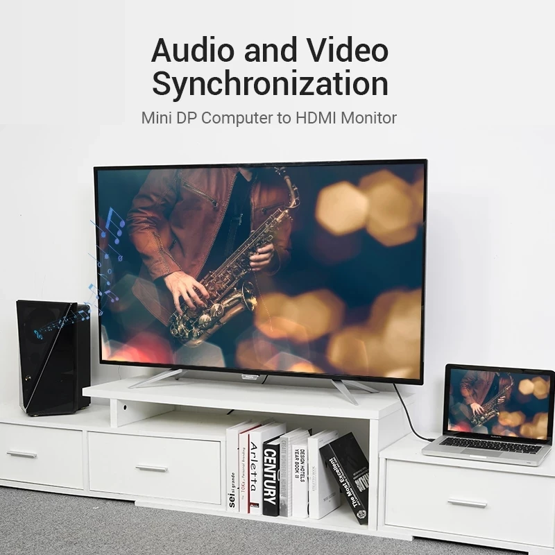 Кабель Moshou Mini DP к HDMI 4K HD Thunderbolt 2 конвертер кабеля для MacBook Air 13 | Электроника