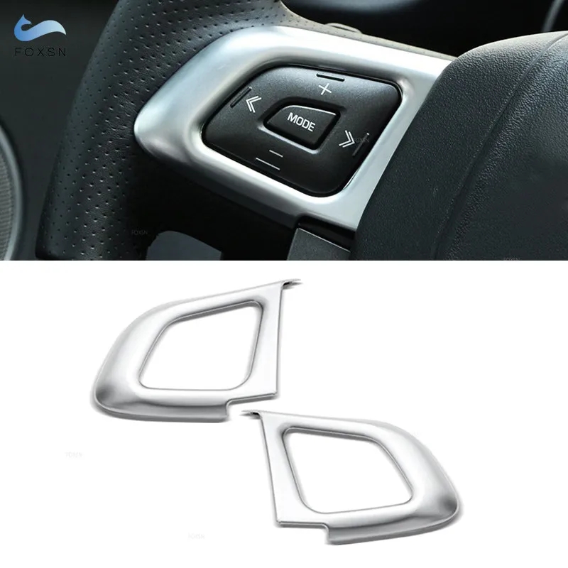 

Для Land Rover Range Rover Evoque 2011 2012 2013 - 2017 автомобильный ABS хромированный серебристый чехол на рулевое колесо Защитная отделка