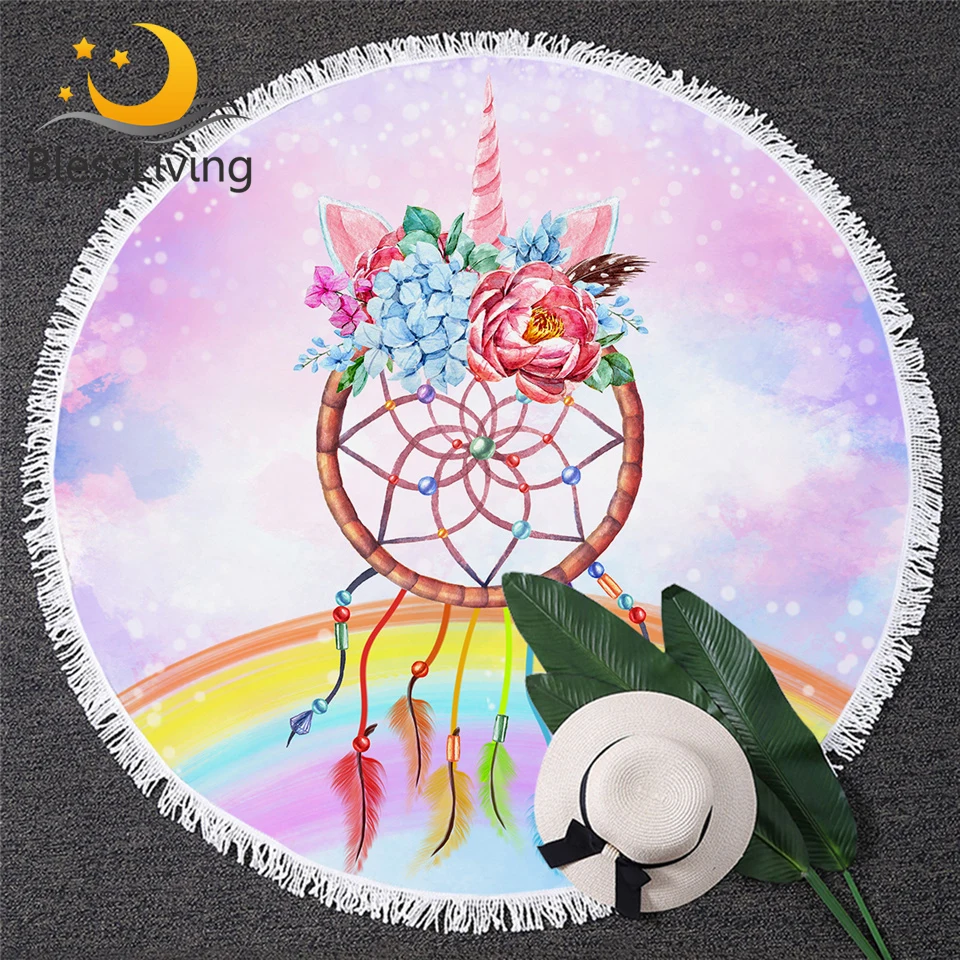 Blesslive полотенце из микрофибры с розовым рогом для ванной комнаты единорог