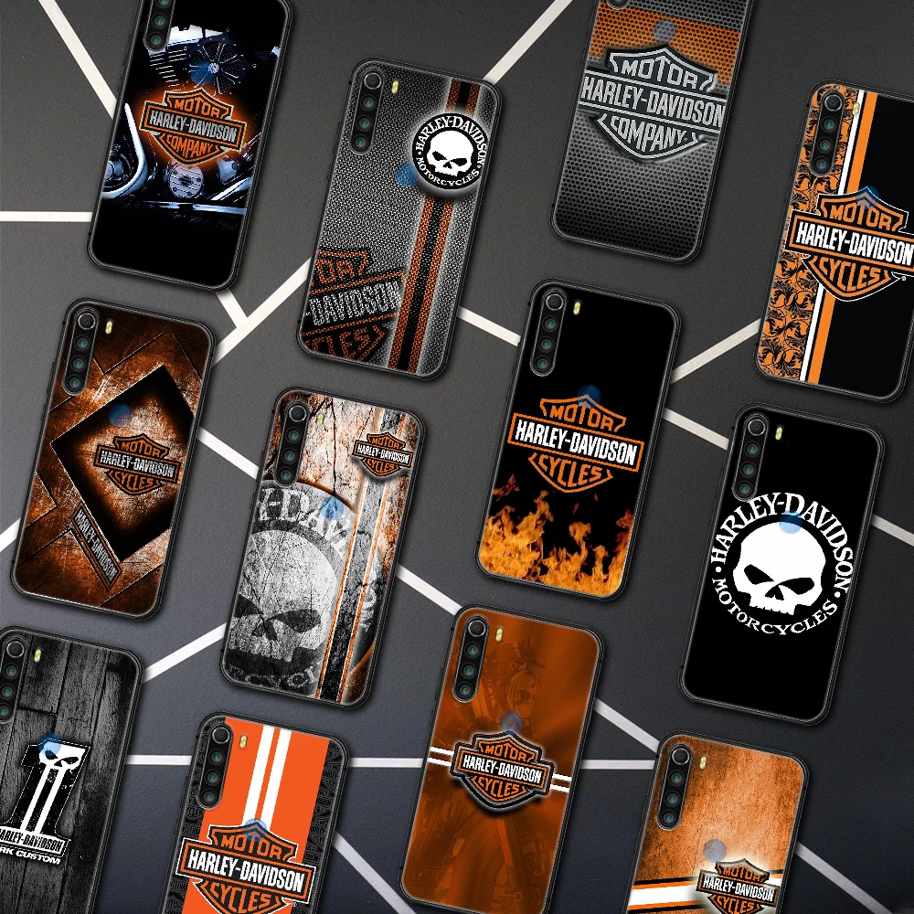 

Harley-Davidson Motorcycle Phone Case Cover Hull For XIAOMI Redmi 8 9 9C Note 6 7 8 9 9S K20 K30 K40 Pro Plus black Cell Pretty