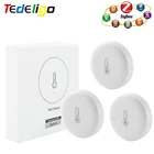 Датчик температуры и влажности ZigBee с шлюзом через Alexa Google Home Smart Home Tuya Smart Life, беспроводной пульт дистанционного управления