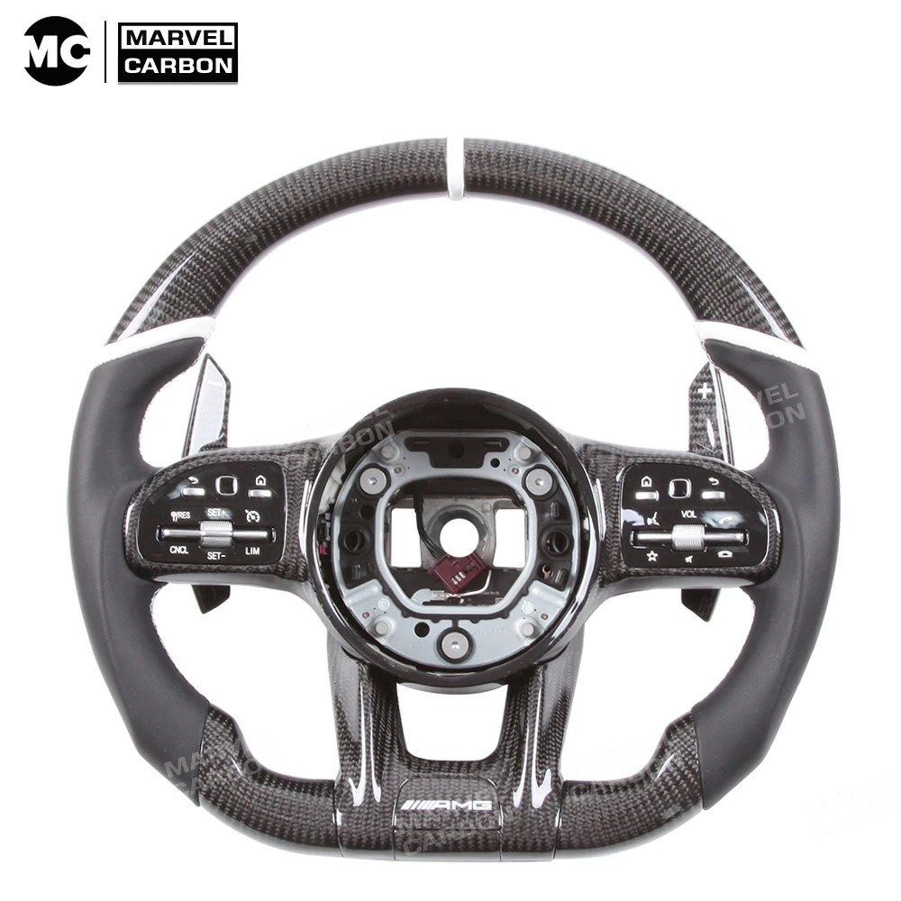 

100% оригинальное рулевое колесо из углеродного волокна для Mercedes Benz AMG