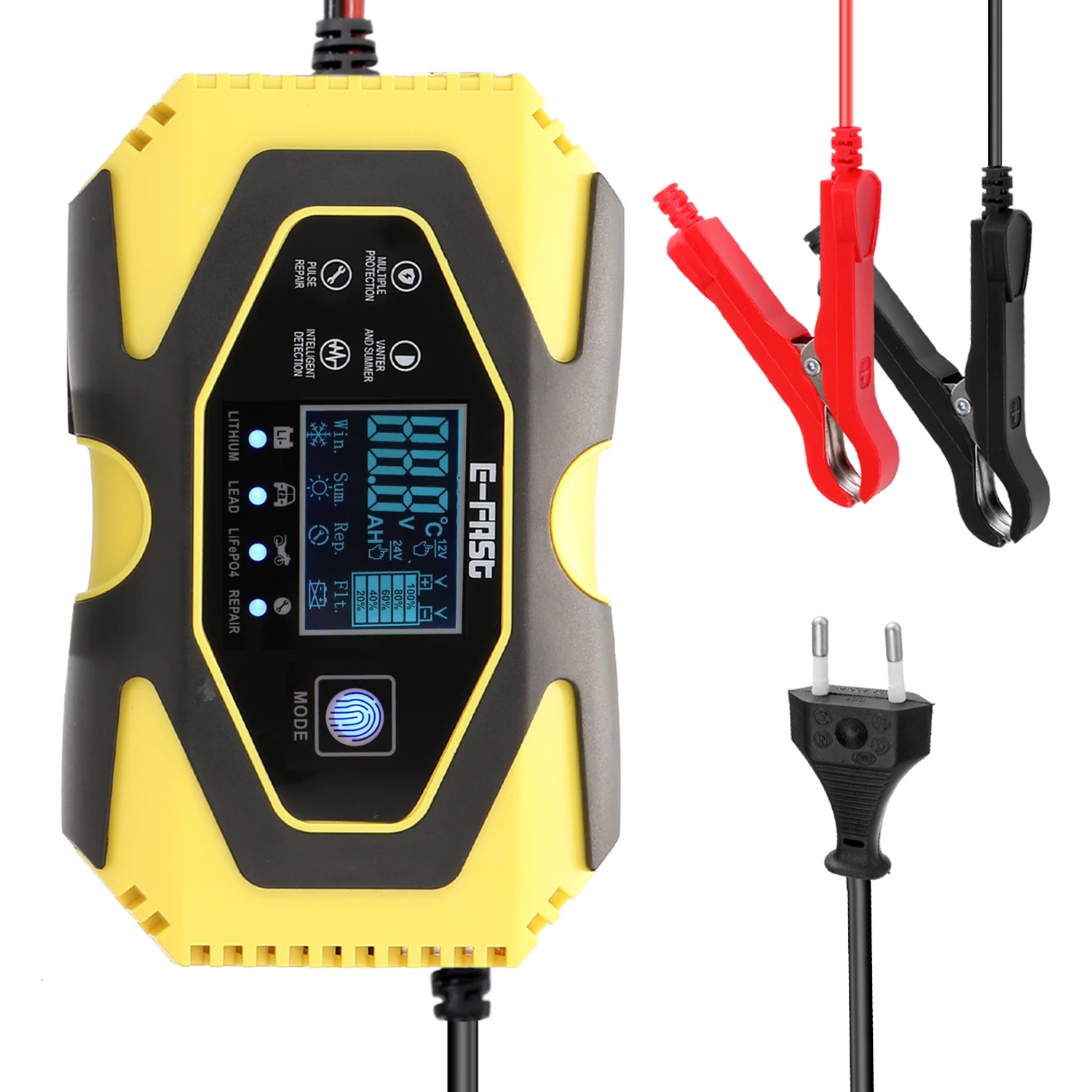 12V6A 24V3A автоматическое импульсное Ремонтное зарядное устройство для литиевых
