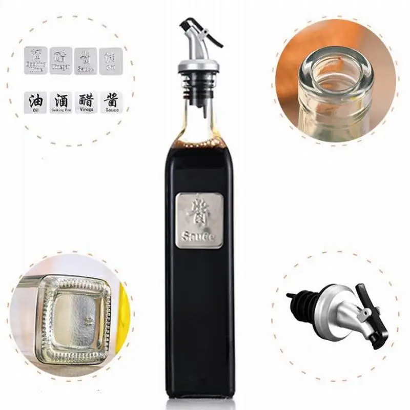 500 мл стеклянные бутылки масла бутылка-распылитель кухонные принадлежности