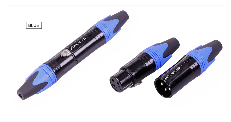 20 шт./10 комплектов 10 шт. 3 Pin XLR Female Jack+ 10 шт. штекер Профессиональный 3-полюсный XLR разъем микрофона оптом