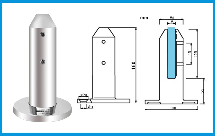 Зеркальная полировка 4 шт./лот дуплексные ограждения из нержавеющей стали 2205 для