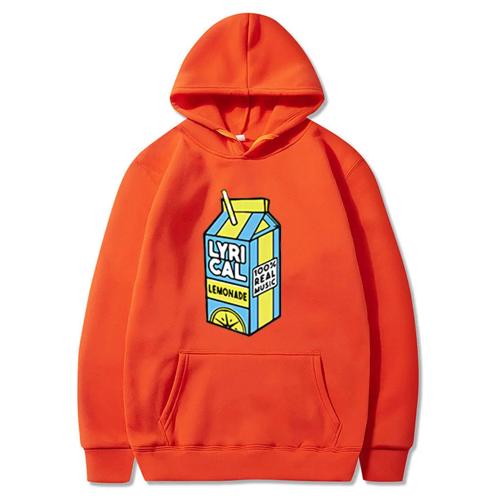 

Lyrical Lemonade Hoodie Women Men Hip Hop Sweatshirt Funny Music Oversized Hooded Streetwear Thin Velvet Warm Hoodies