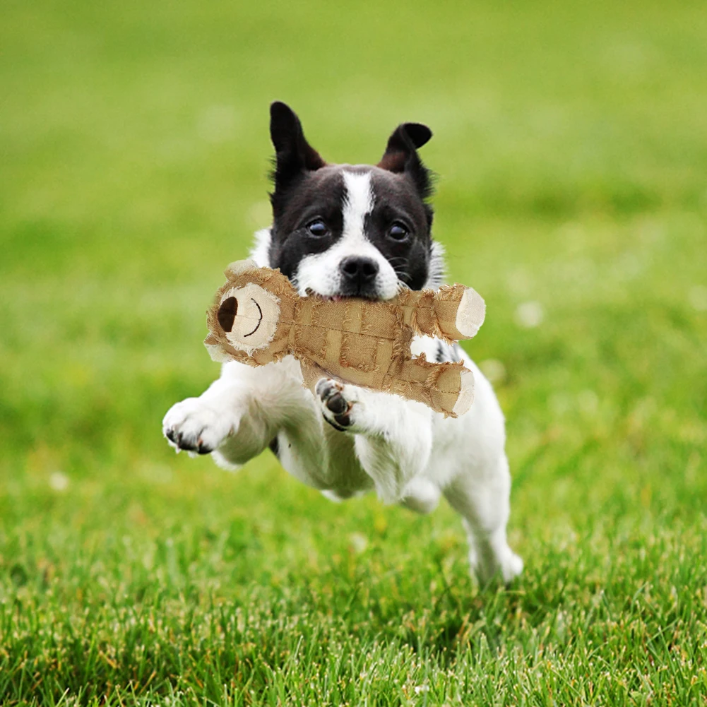 Симпатичный медведь игрушки для домашних питомцев пищащие Мягкие плюшевые собак