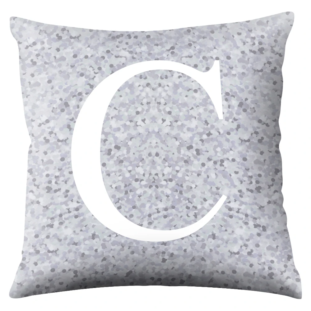 grey 45x45cm Современные Простые Декоративные наволочки, принт, наволочки из полиэстера, наволочки для дома, вечерние, для отеля, текстиль, 45 см* 45 см - Цвет: grey 45x45cm