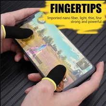 Manchettes de jeu pour doigts, gants anti-transpiration, respirants, pour jeux mobiles, écran tactile