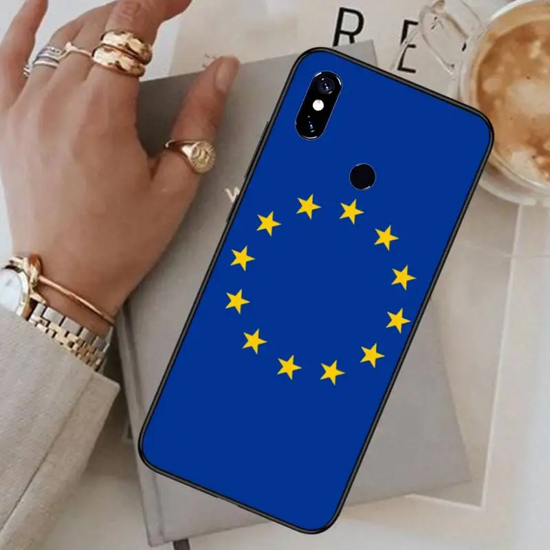 

European Union Stars Flag Phone Case For Xiaomi Redmi 7 8 9t a3Pro 9se k20 mi8 max3 lite 9 note 9s 10 pro