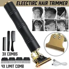 5W USB T9 Electric Hair Clipper Professional Electric Hair Trimmer Barber Shaver Trimmer Beard 0MM M