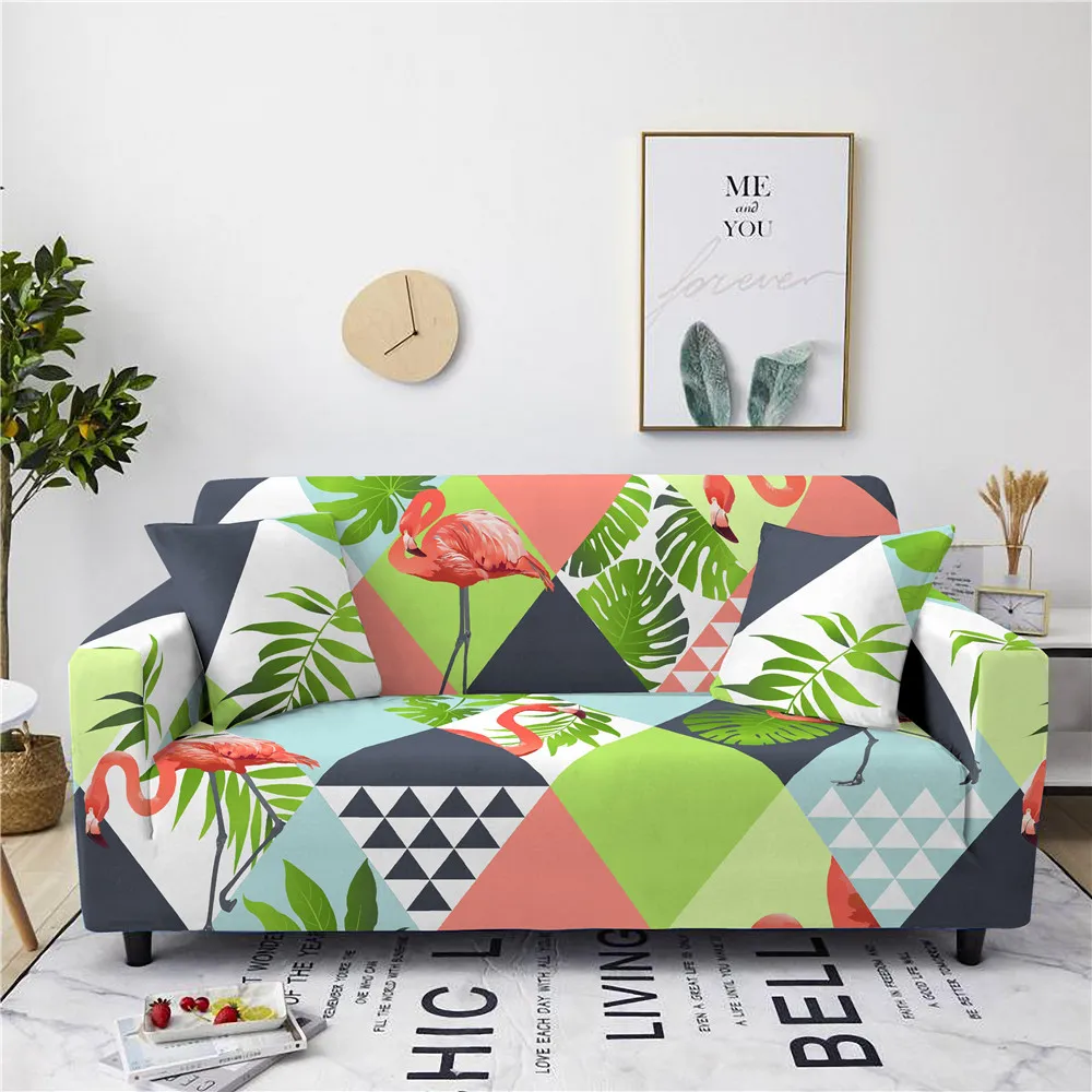 Чехол для дивана эластичный с цветочным рисунком 6 стилей | Дом и сад