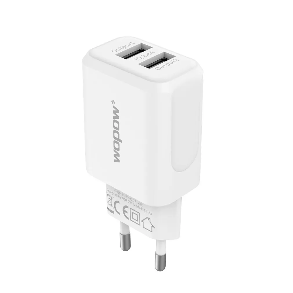 

Умное зарядное устройство с 2 USB-портами, 5 В, 2,4 А