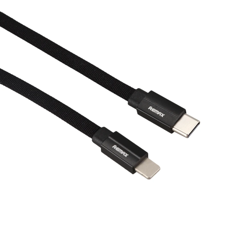 REMAX RC-094C 1 метр USB Type C к кабель для IPhone Xs Max Xr X 8 7 6 6S Plus 5 5S Se быстрая Синхронизация
