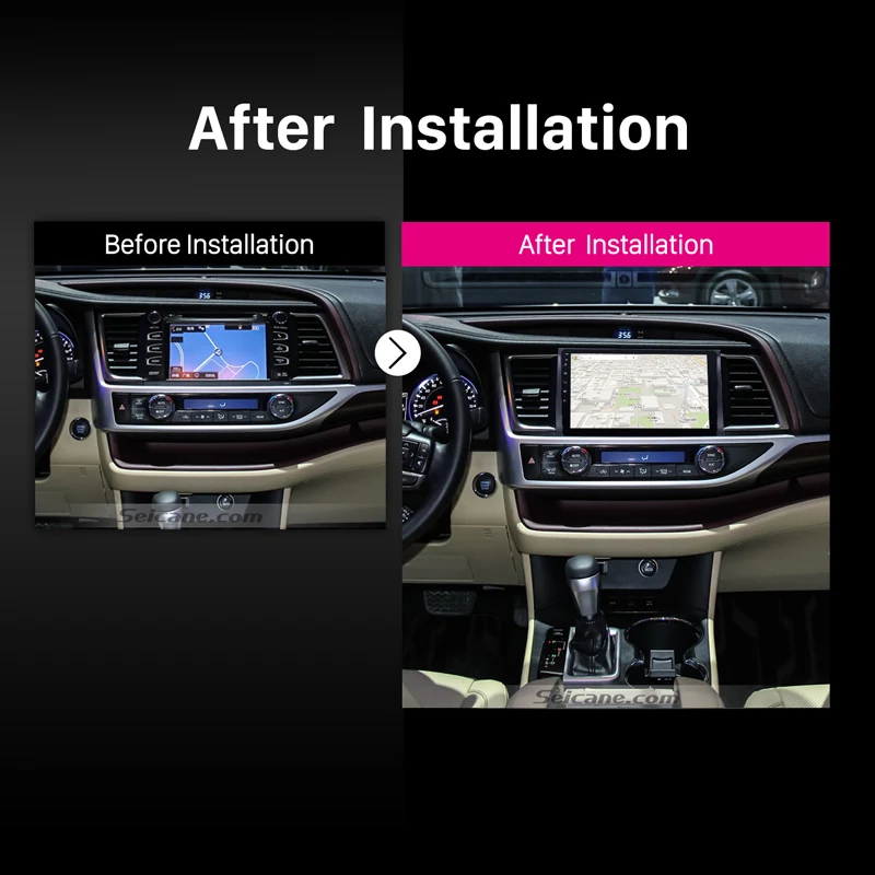 Автомобильный GPS-навигатор Seicane 2Din Android 10 0 HD 1 дюйма навигация авто аудио Wi-Fi
