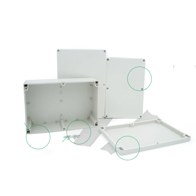 NOVFIX Waterproof Electronic Project Box ABS Plastic Enclosure Case Junction Box with different size