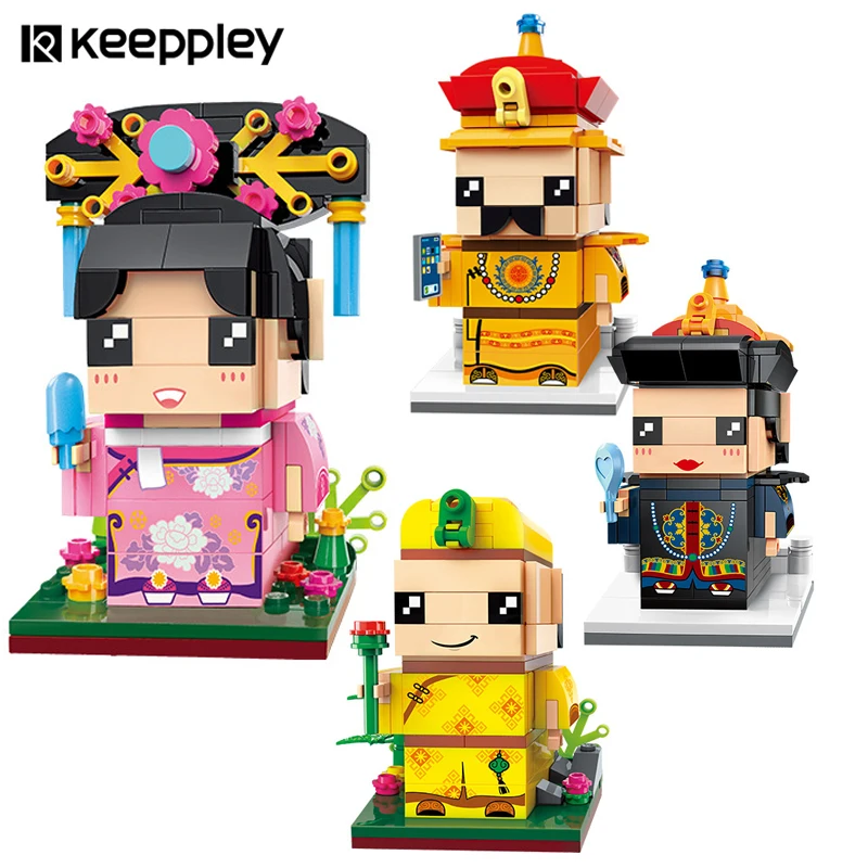 Фигурки в китайском стиле BrickHeadz модель феи принцесса королева король