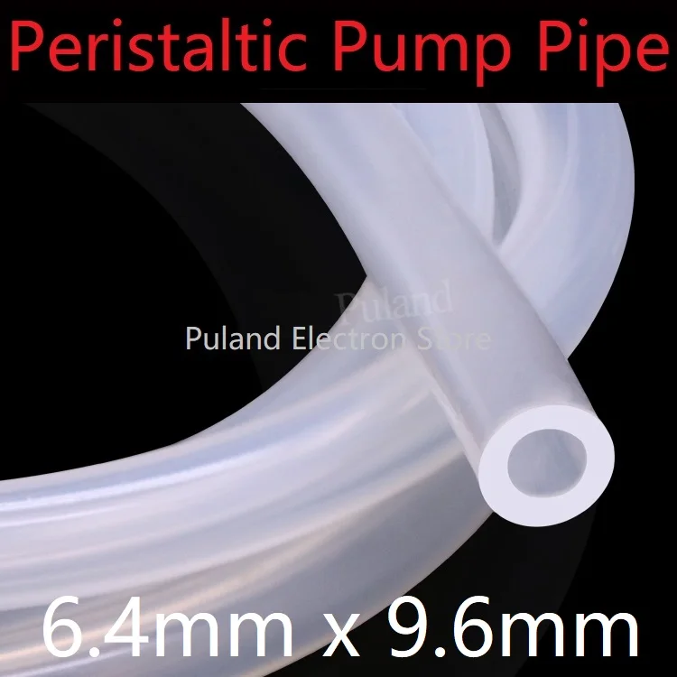 

6.4X9.6 Peristaltic Pump Silicone Hose Transparent ID 6.4mm OD 9.6mm Thickness 1.6mm Food Grade Soft Flexible Tubing Pipe