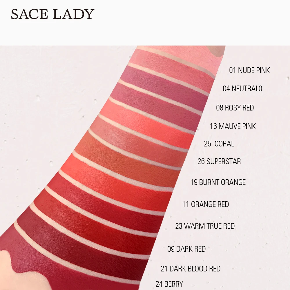 3pcs Mini Lip Gloss Set Dark Red Nude Matte Tattoo Pigment Liquid Lipstick Waterproof Lipgloss Tint Brand Cosmetic | Красота и