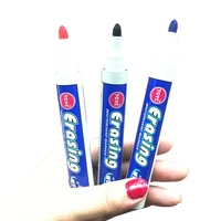 2pc whiteboard pen safe and environmentally friendly non toxic water based erasable marker black red blue three colors optional