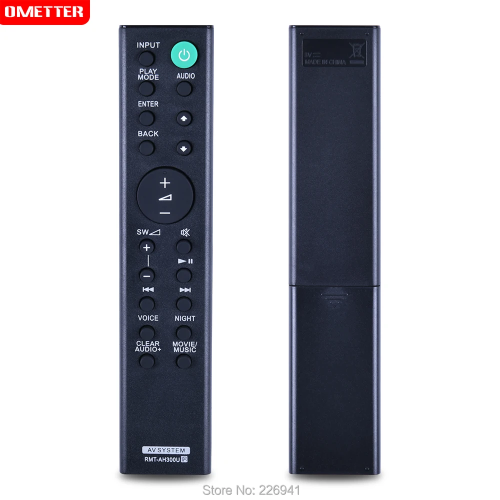 RMT AH300U звуковая панель дистанционного Управление для Sony с реверсивным звуковым HT