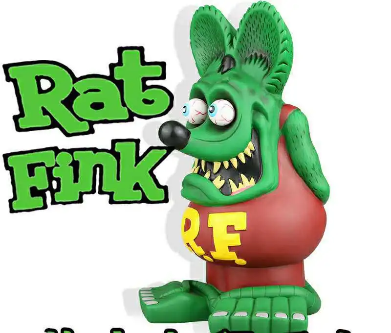 Crazy mouse Fink Мышь Крыса fink зеленая ручная работа Tang резиновая кукла мышь ручной
