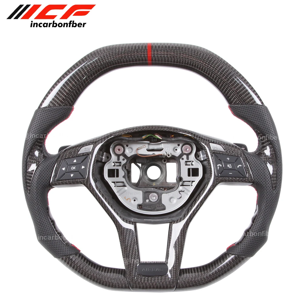 

Рулевое колесо из углеродного волокна для Mercedes Benz C117 X117 W218 X218 R231 E63 C63 A45 G63 C45 A43