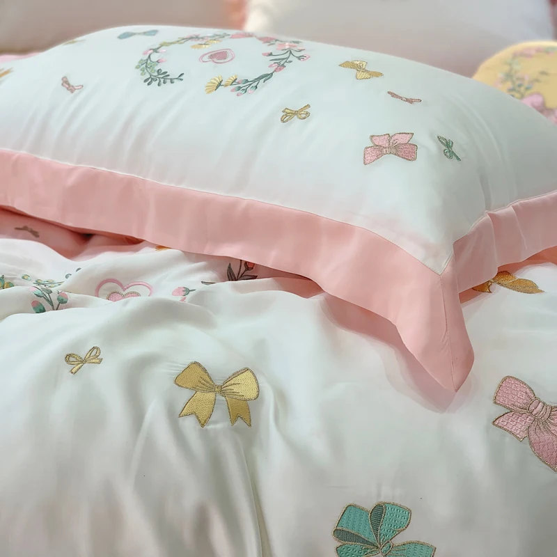 Комплект постельных принадлежностей для девочек 2020 постельное белье из tencel с